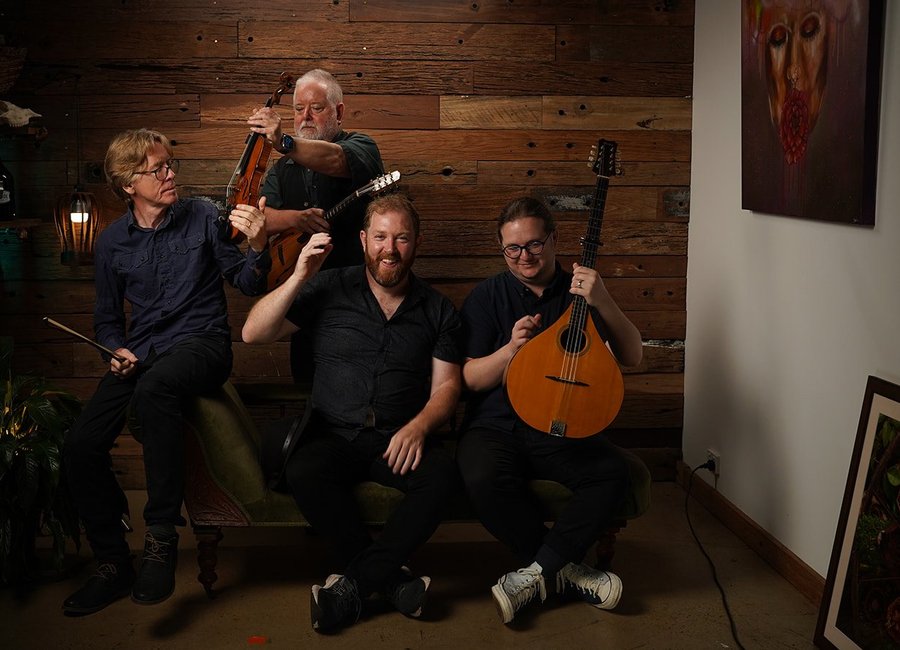 Musicians playing together